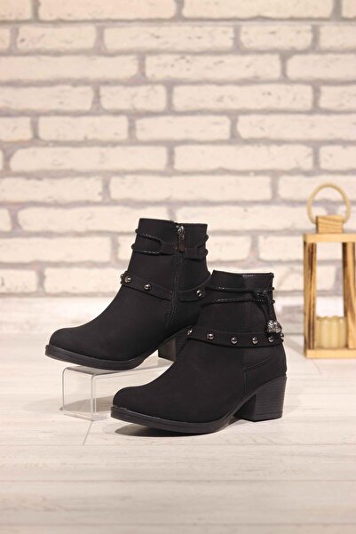 DERİ KABUSU 5 Cm Heeled Women's Boots 71