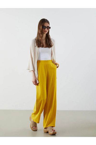 LC Waikiki Lcwaikiki classic women's wide leg pants with elastic waistband