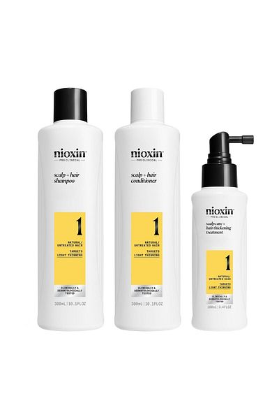 Nioxin Nioxin System 1 Professional Anti-Breakage Set for Natural Hair with Slightly Thinning Appearance: Shampoo
