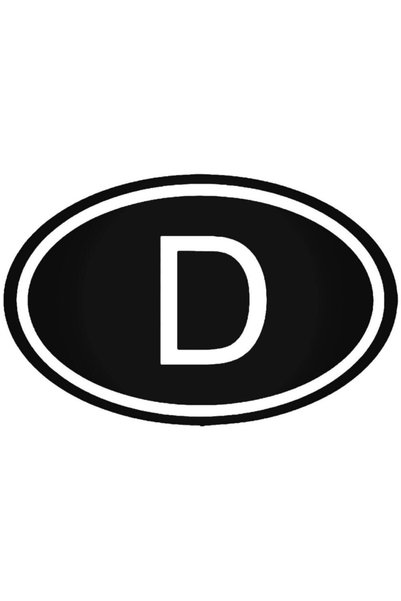 Generic Brand Byr002 D Deutschland Country Auto Engine Laptop Wall Foil Stick...