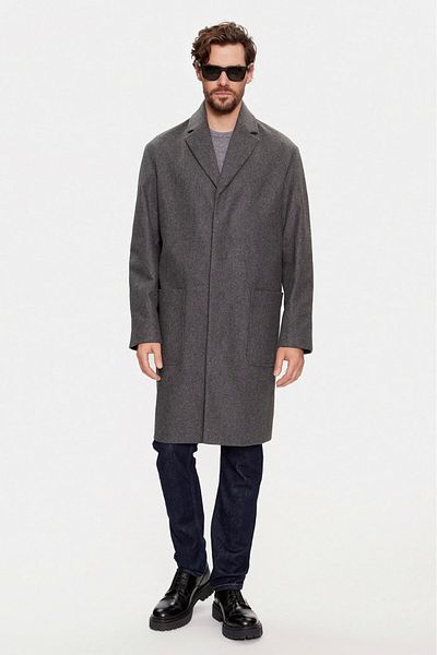 Calvin Klein Palton de lana CK K10K111745 Gri M INTL