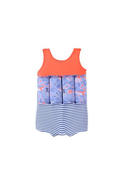 Archimede Costum de baie plutitor Cocon pentru băieți, A310531 (as8, vârstă, 2 ani, standard) albastru