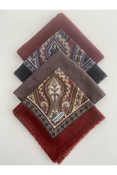 poloist 4 штуки тюлевих хусток з різними візерунками