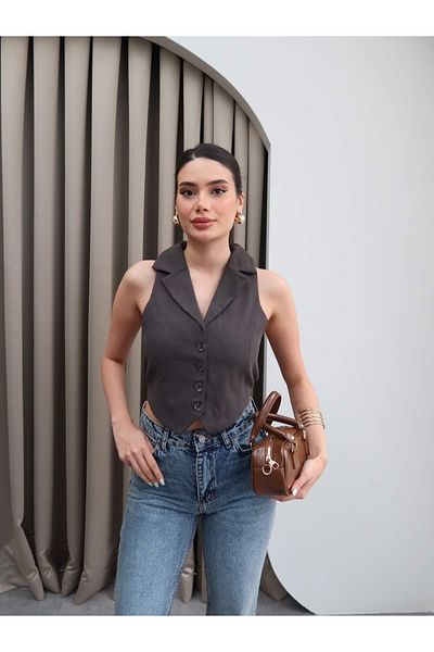 ESRAHELVACI Back Tie Vest