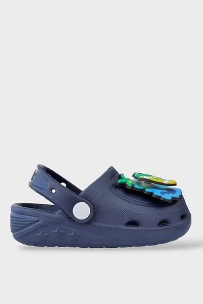Liger Children's Daily Orthopedic Non-Slip Sole Figured Sandals Slippers Dark Blue