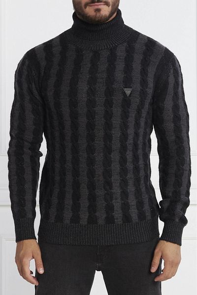 Guess Pulover barbati Guess M3BR26 Negru | Gri inchis M INTL