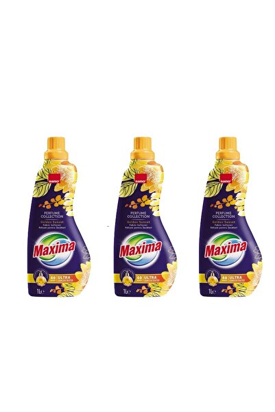 Sano Pack of 3x Golden Sunset Fabric Softener, 1l