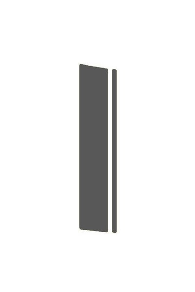 Generic Brand ملصق شريطي لغطاء السيارة العالمي رمادي 13 × 65 سم / قطعة واحدة ...
