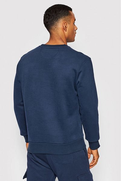 La Martina Bluza sport cu decolteu la baza gatului si imprimeu logo Albastru 4XL INTL