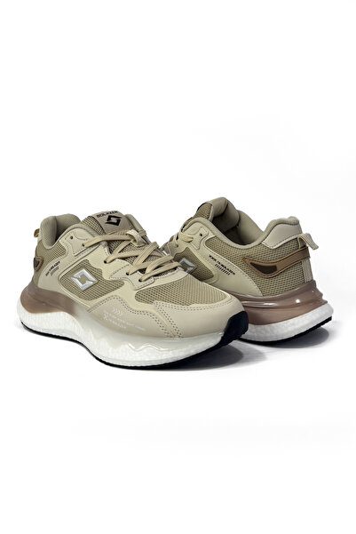 SOLAZER Erkek Bej Sneaker Günlük Spor Ayakkabı 042