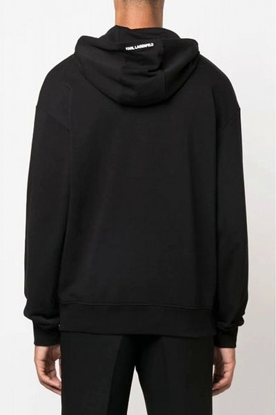 Karl Lagerfeld Karl Lagerfeld Digital Degradee Men's Sweatshirt Black S INTL