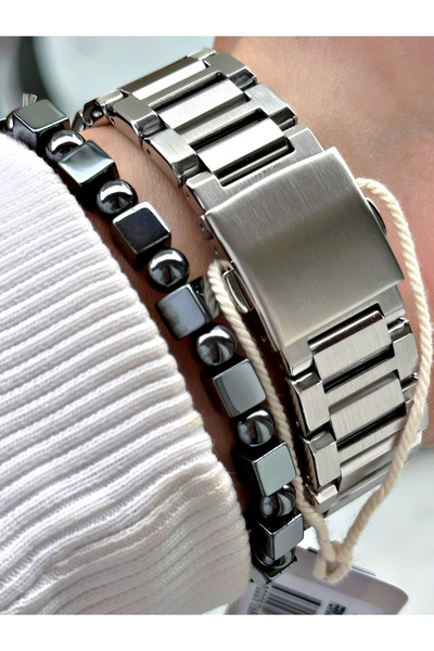 Ferrucci FERRUCCİ ROMA RAKAMLI YEŞİL KADRANLI FUNCTION GÜMÜŞ METAL ERKEK KOL SAATİ