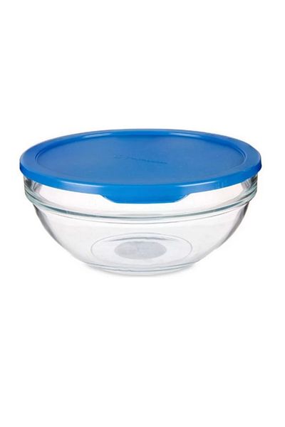 Paşabahçe 53563 Blue Lid Bowl 4 Pieces 1135 Cc