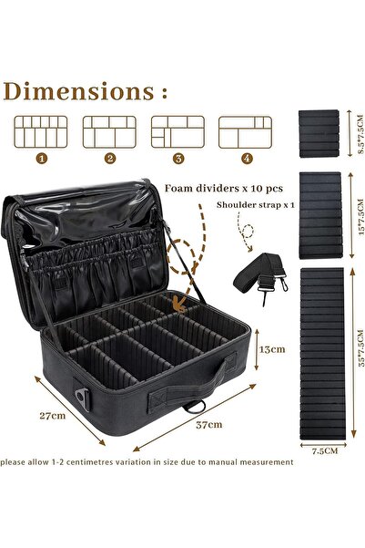 TECOS Geanta textila de voiaj pentru cosmetice, Tecos, dimensiuni 40x29x13 cm, fermoar dublu