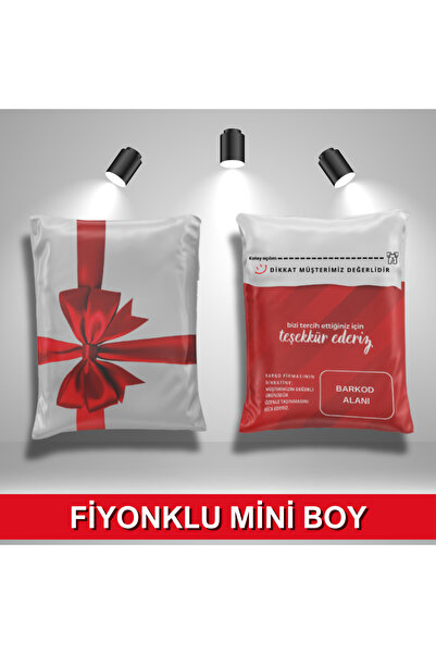 EVRENPLAST 24x30+5 Fiyonk Baskılı Kargo Poşeti Orijinal Kalite 500 Adet