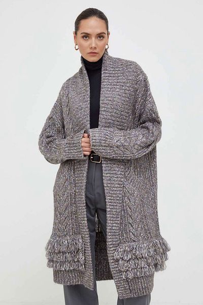 Guess Cardigan lung de dama Guess Liliane W3BR43 Gri M INTL