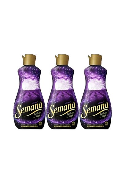 Semana Set 3 X Laundry Conditioner Perfumes Of Night Gold Dreamy 1.65l 66 Washes