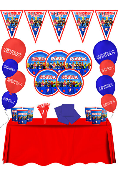 Roblox Σετ στολιδιών για πάρτι γενεθλίων Robloks για 8 άτομα