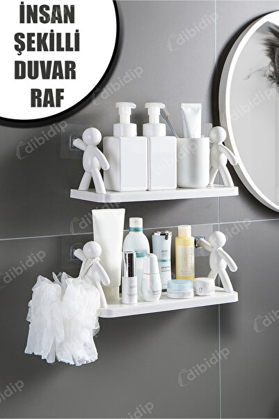 CMT 🎯YAPIŞKANLI DUVAR ORGANİZER İNSAN RAF