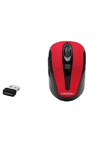 CANYON Mouse Canyon MSO-W6 Wireless Red