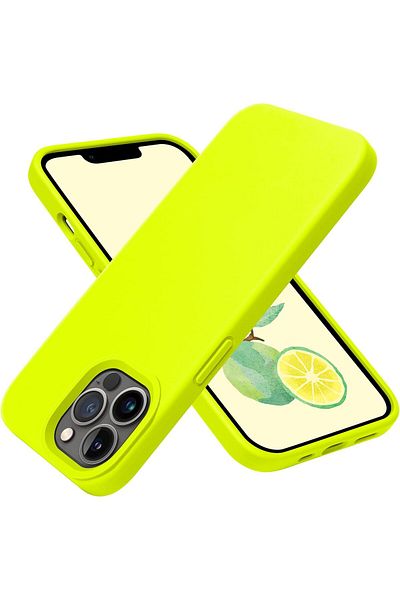 Generic Silicone Case Cover Compatible with iPhone 13 pro , Ultra Slim Fit with Full Body Protection