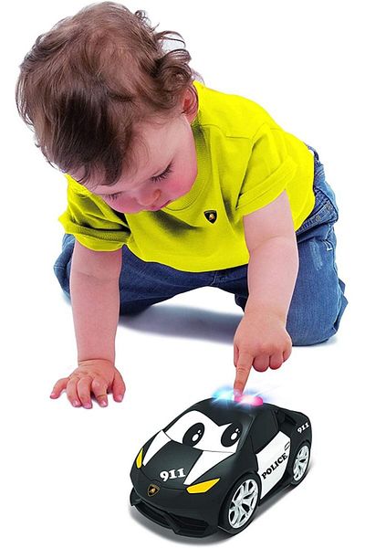 BB Junior BBJunior Lamborghini Police Patrol with Lights and Sound 16-81206