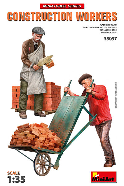 MiniArt 38097 1:35 Aksesuarlarla İnşaat İşçileri