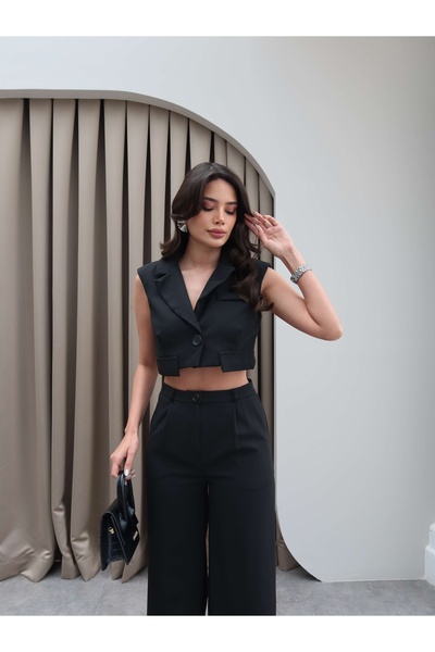 ESRAHELVACI Short Cap Vest Set