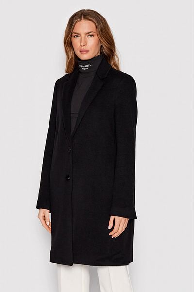 Calvin Klein Palton de lana CK K20K204155 Negru 38 EU