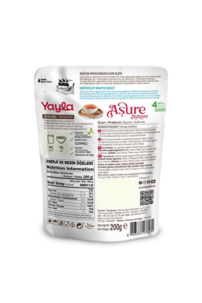 Yayla Yemek Hazır Aşure 200 gr
