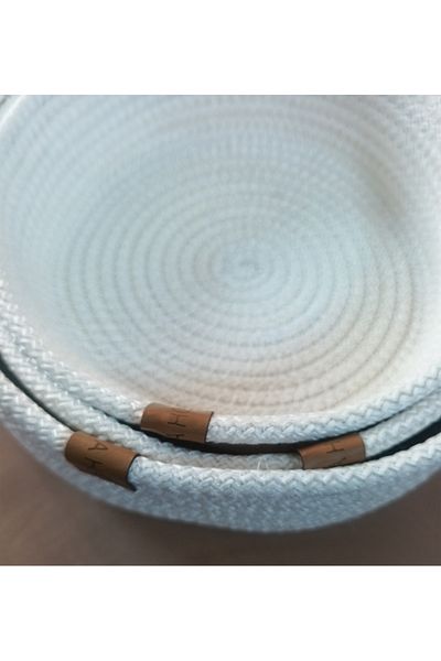 aktarteks 3-Piece Wicked Basket. 20 cm Diameter