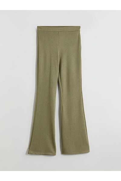 LC Waikiki Lcw vision khaki elastic waist Flared women's pants