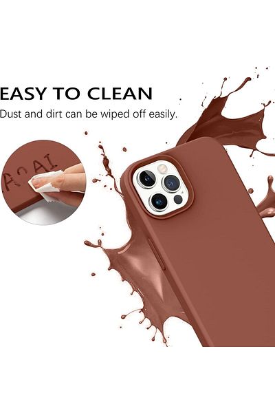 Generic Silicone Case Cover Compatible with iPhone 13 pro , Ultra Slim Fit with Full Body Protection