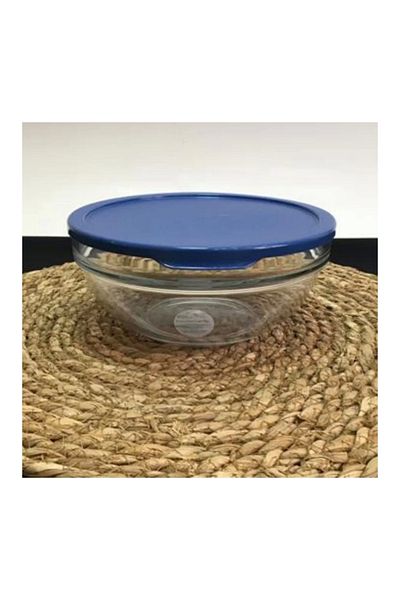 Paşabahçe 53563 Blue Lid Bowl 4 Pieces 1135 Cc