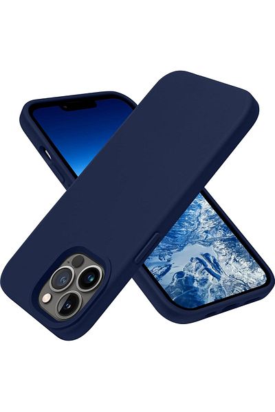 Generic Silicone Case Cover Compatible with iPhone 13 pro , Ultra Slim Fit with Full Body Protection