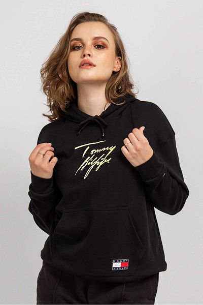 Tommy Hilfiger Hanorac dama Tommy Hilfiger UW0UW02300 Negru L INTL