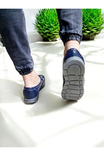 GokceKundura06 Чоловічі шкіряні ортопедичні м'які підошви для взуття