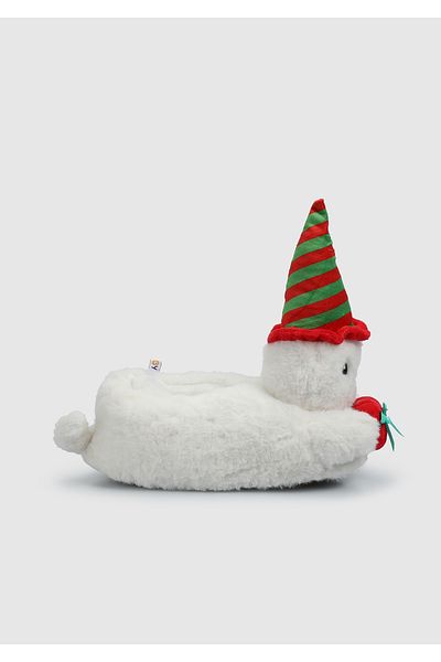 Twigy White Dalla Women's Slippers - Size 36/41 Animal