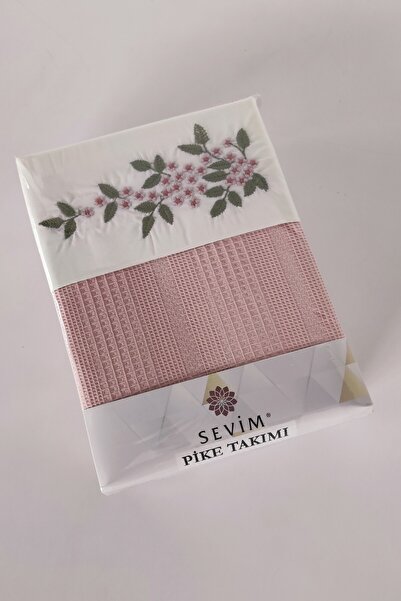 Sevim 4 Piece Double Pique Set - Dowry, Full Set (Legacy) Powder