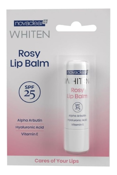 Novaclear بلسم الشفاه الوردي المبيض