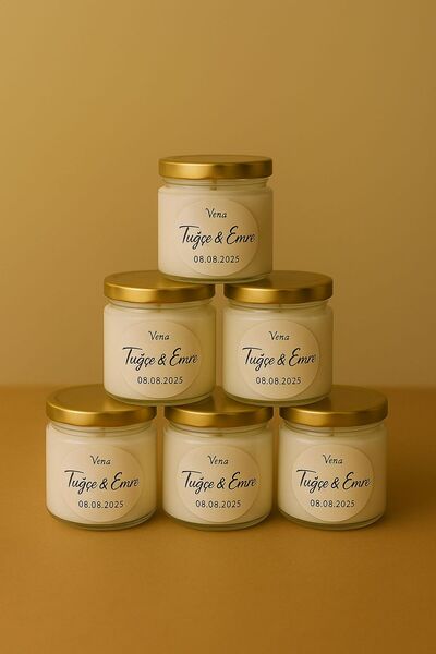 VENA HEDİYELİK KOKUSUZ MUM 10 ADET