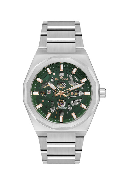 Belmond KNG1145.370 Yeşil & Gümüş Çelik Kordon Erkek Kol Saati