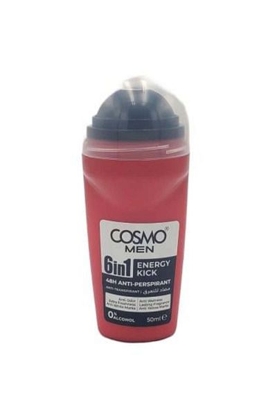 Cosmo Men's 6-in-1 Deodorant Energy Kick, 50ml