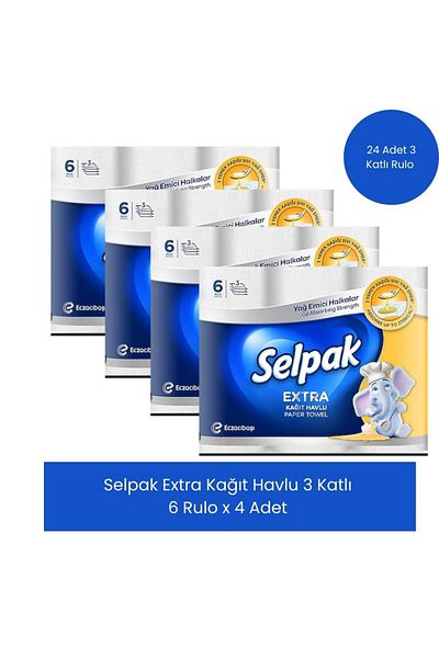 Selpak Paper Towel 24 Rolls