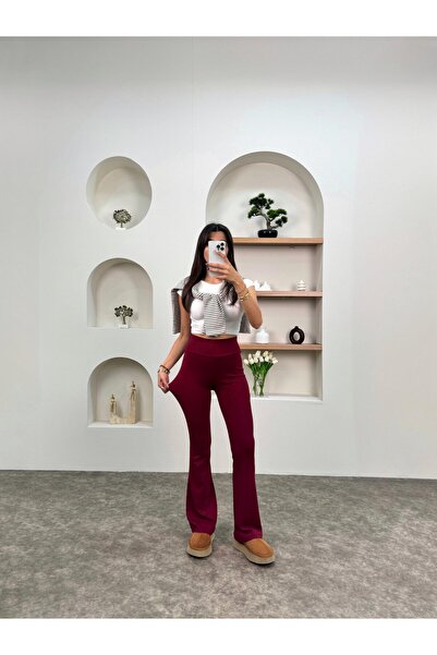 ModaLavida قميص قصير من القطن من Brshk موديل Lycra Relax للسيدات بأرجل إسبانية