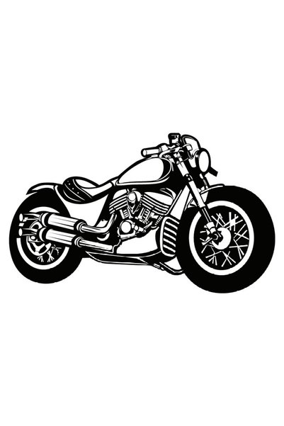Generic Brand Byr002 Classic Motorcycles (Type 8) 30X18 cm [Efsngrck]