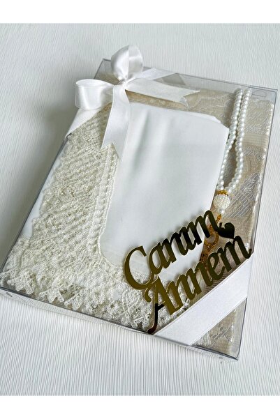 MinikButik ANNELER GÜNÜ HEDİYESİ /SECCADE VE TÜLBENT SETİ