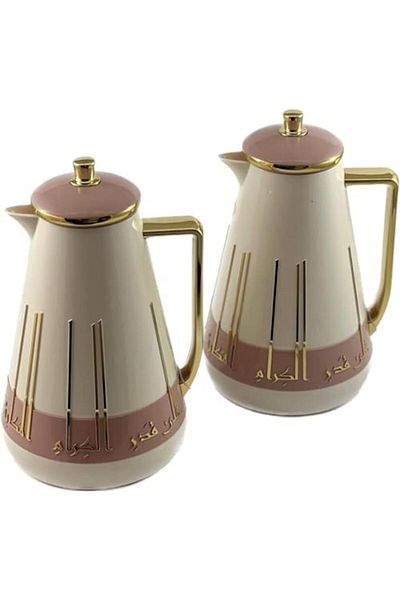 HOME MAKER 2-Piece Home Maker Thermal Flask Set – 1L Each | Stylish Handle, Superior Heat Retention,
