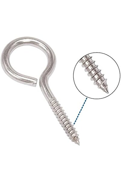 Generic Shonan.Systems SHONAN 1.57" Stainless Steel Eye Screws for Wood, 30 Pcs Screw Eye Hooks Eye Bolt Hoo