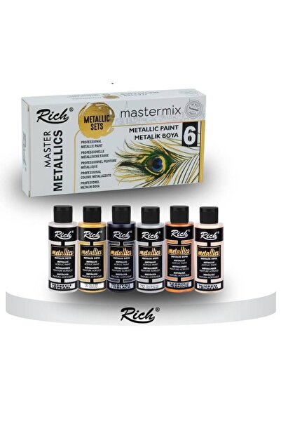 tuvval RİCH MASTERMİX AKRİLİK 60 CC 6 LI SET